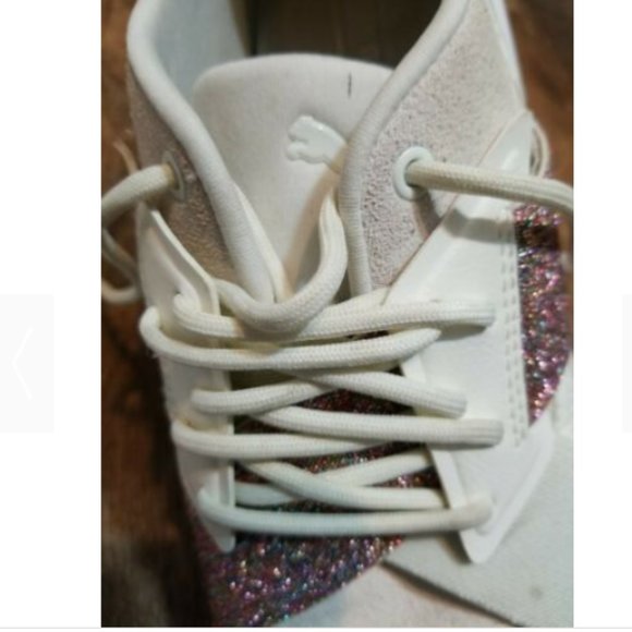 Puma Ignite Metallic Sparkle Strap Low Top Lace Up Athletic Shoes Sneakers - Picture 11 of 13